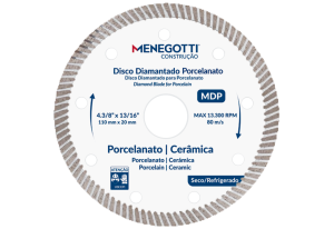Disco Diamantado Porcelanato | MDP 115mm
