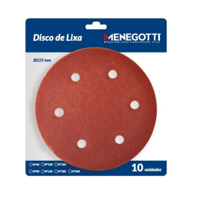 Disco de Lixa | 180 - 6 Furos (10un)