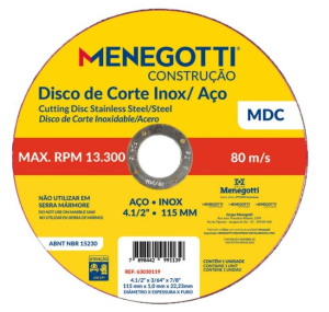 Disco de Corte Inox | MDC 115mm