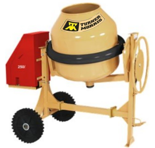 Betoneira Rental | 250L (Turner Morris)