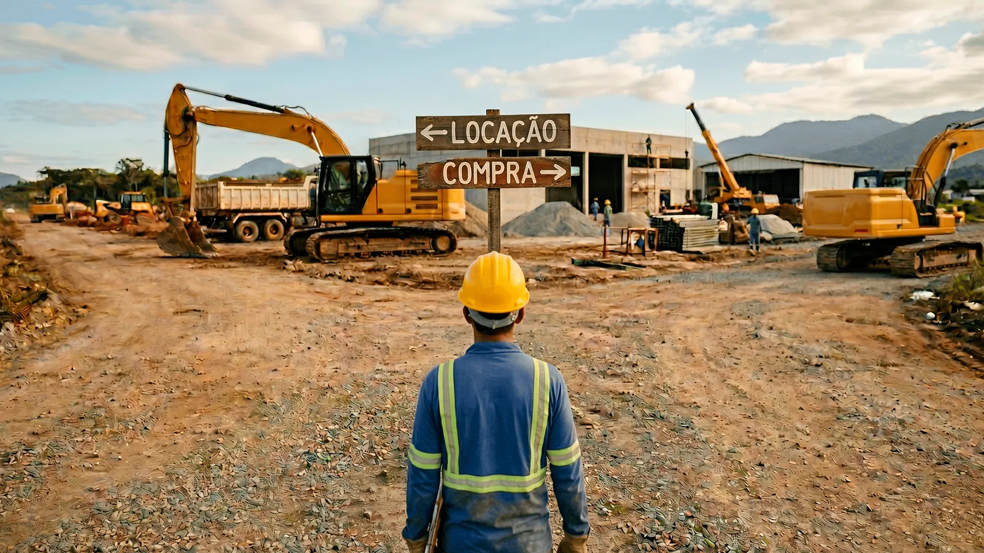 Locação ou compra de equipamentos: qual estratégia faz mais sentido para a construção civil?