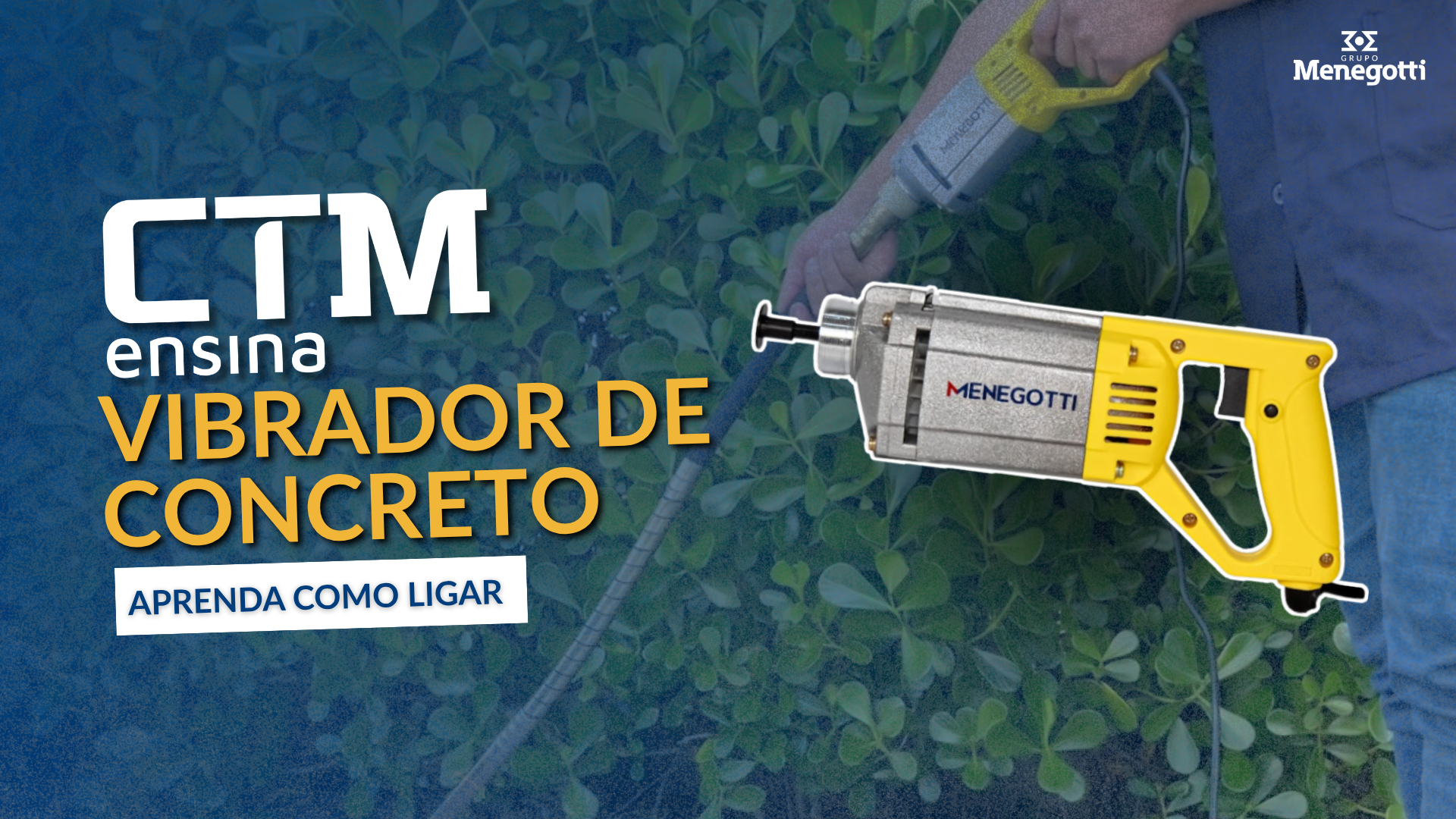 Vibrador de Concreto | Como ligar