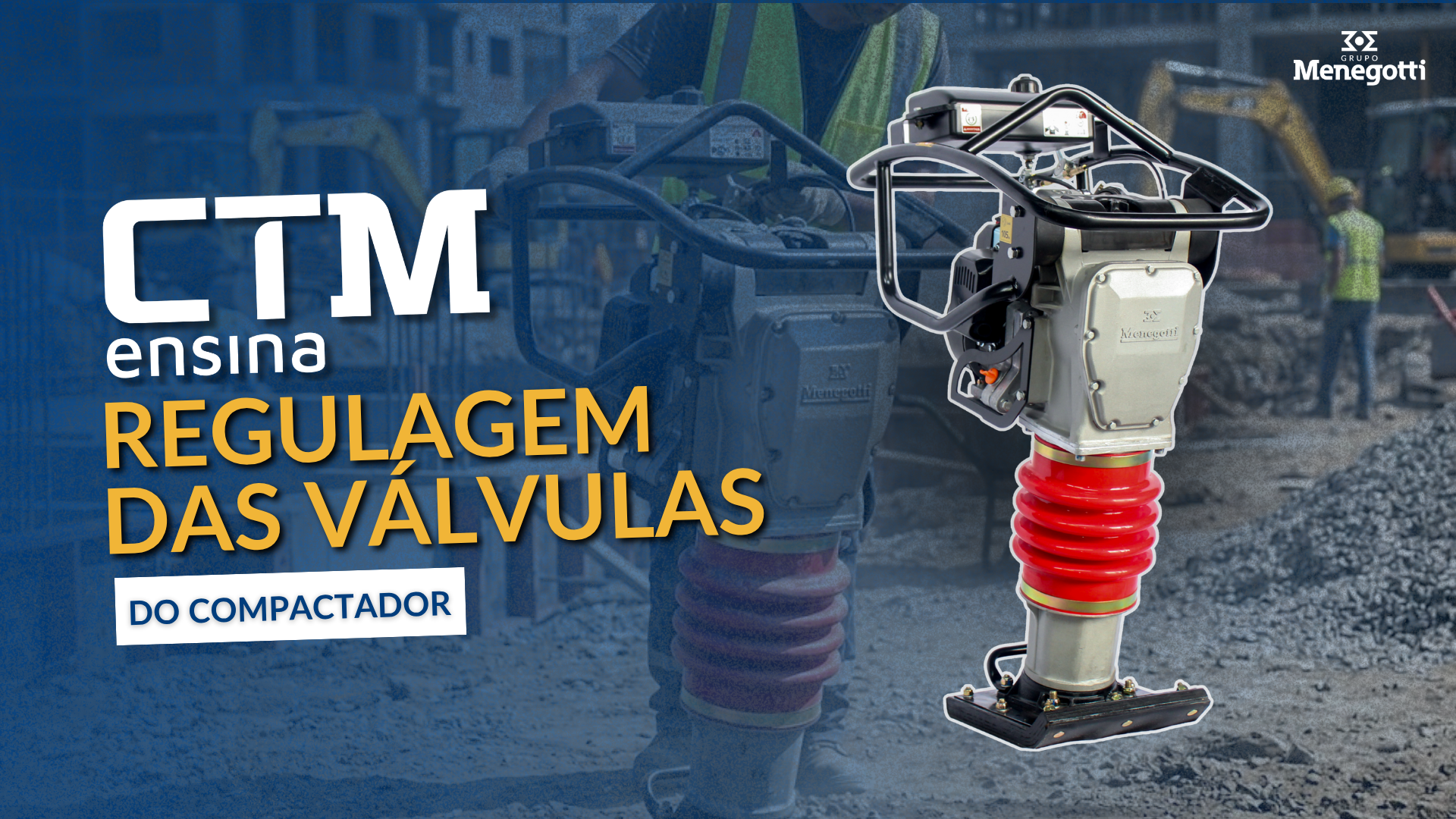 Compactador de Solo | Regulagem das válvulas