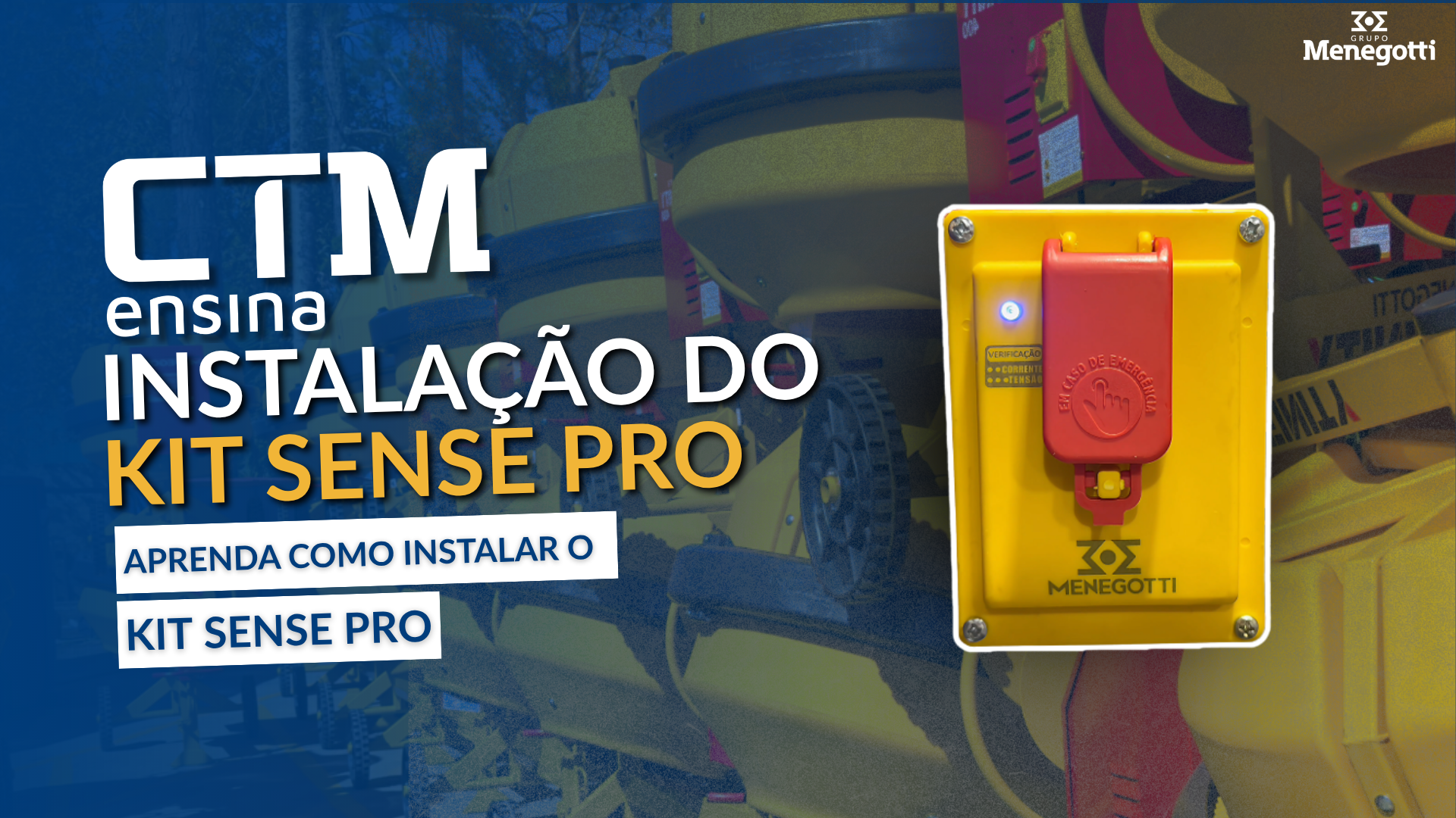 Betoneira | Instalação do kit sense PRO