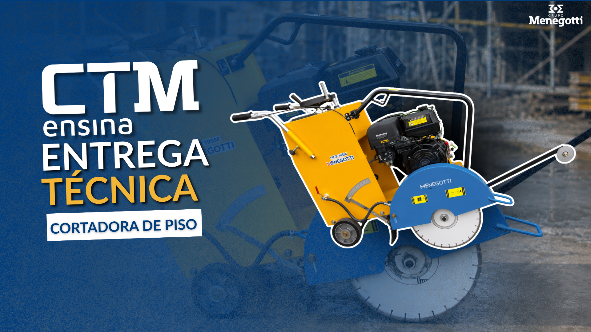 Cortadora de Piso MCP 195M | Entrega Técnica