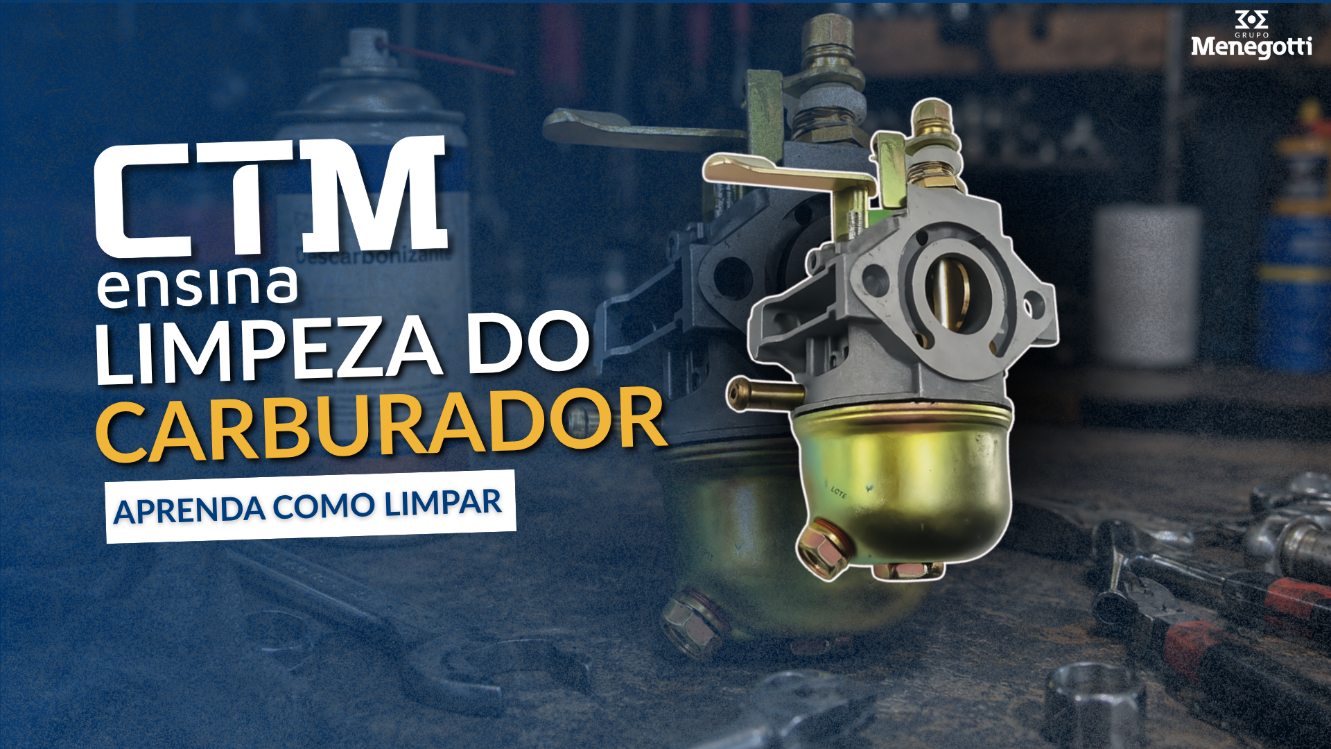 Compactador de Solo | Limpeza do carburador