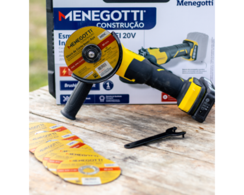 Esmerilhadeira | 4.1/2″ MEI 20V Profissional - Intercambiável