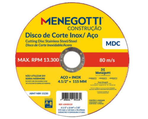 Disco de Corte Inox | MDC 115mm