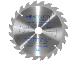 Disco de Serra Circular Videa | MSM 7.1/4″ x 24D