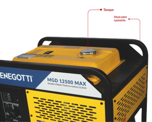 Gerador a Diesel | MGD-D 12500 MAX