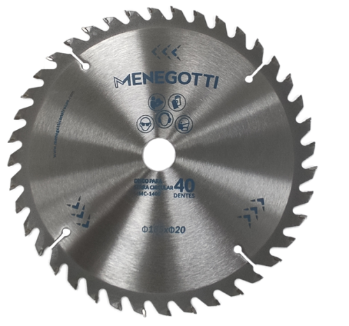 Disco de Corte para Madeira | MMC 1400 - 40 Dentes - 185x20mm 